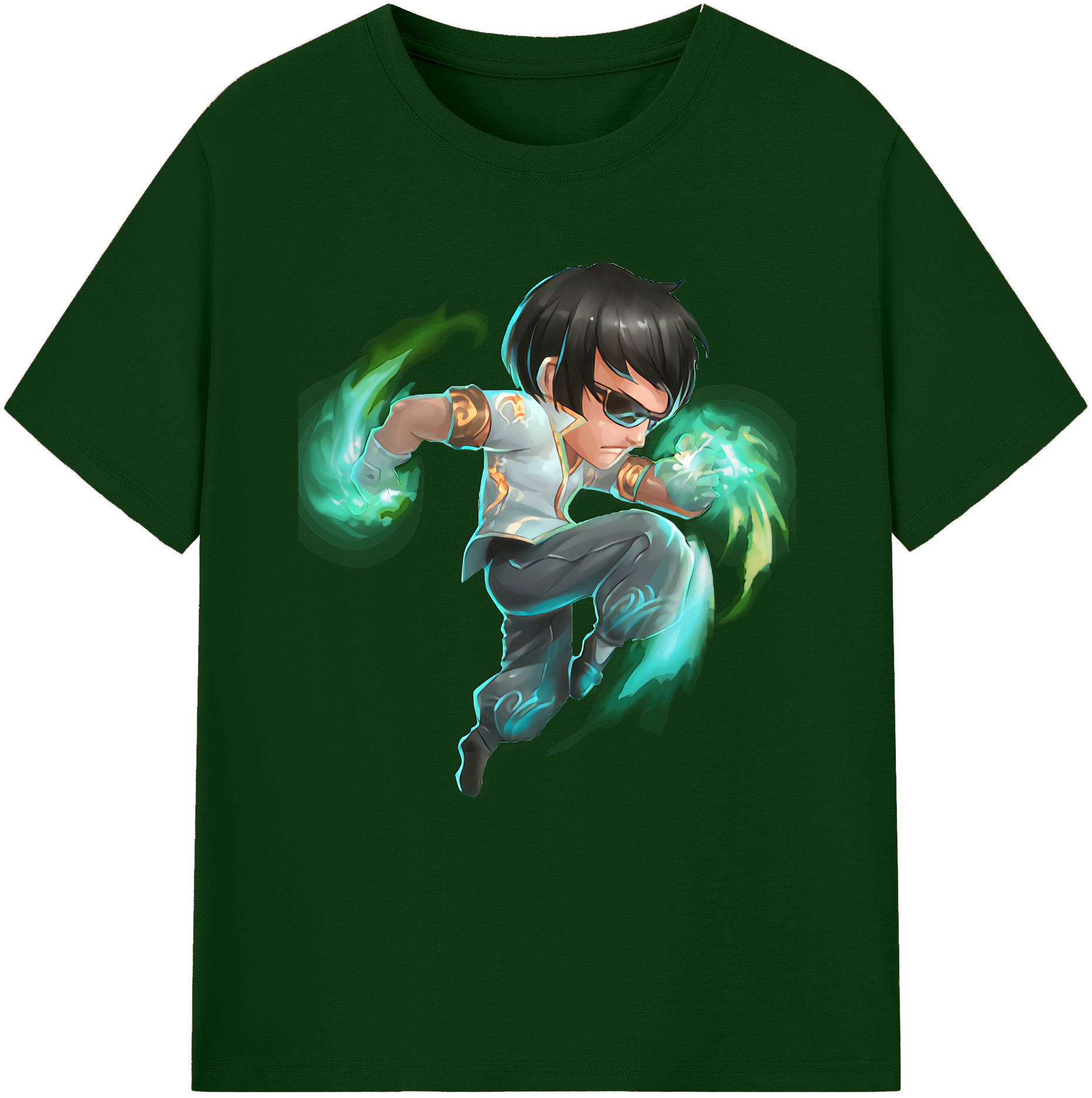 （画像用） リーグ・オブ・レジェンド League of Legends LOL 綿100％半袖Tシャツ（フロントプリント）